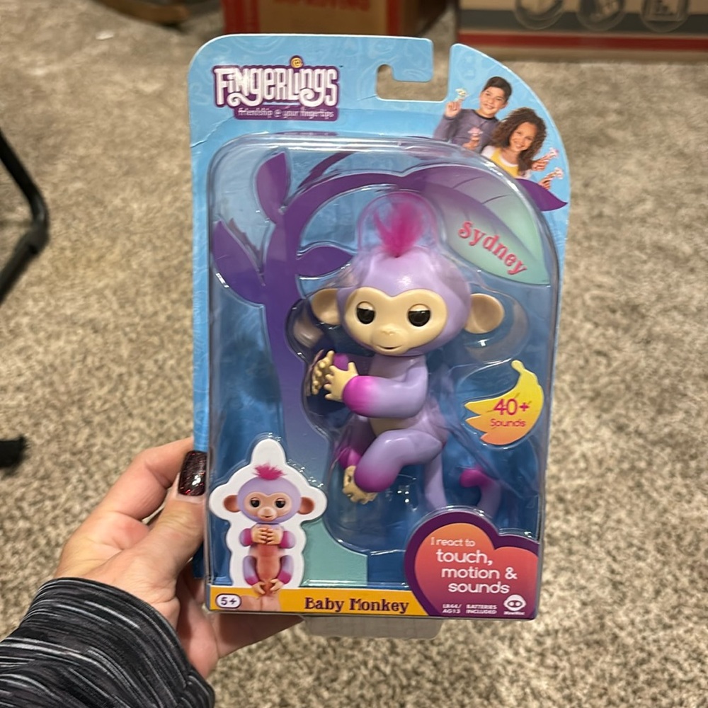 Fingerling toy baby monkey Sydney NIP